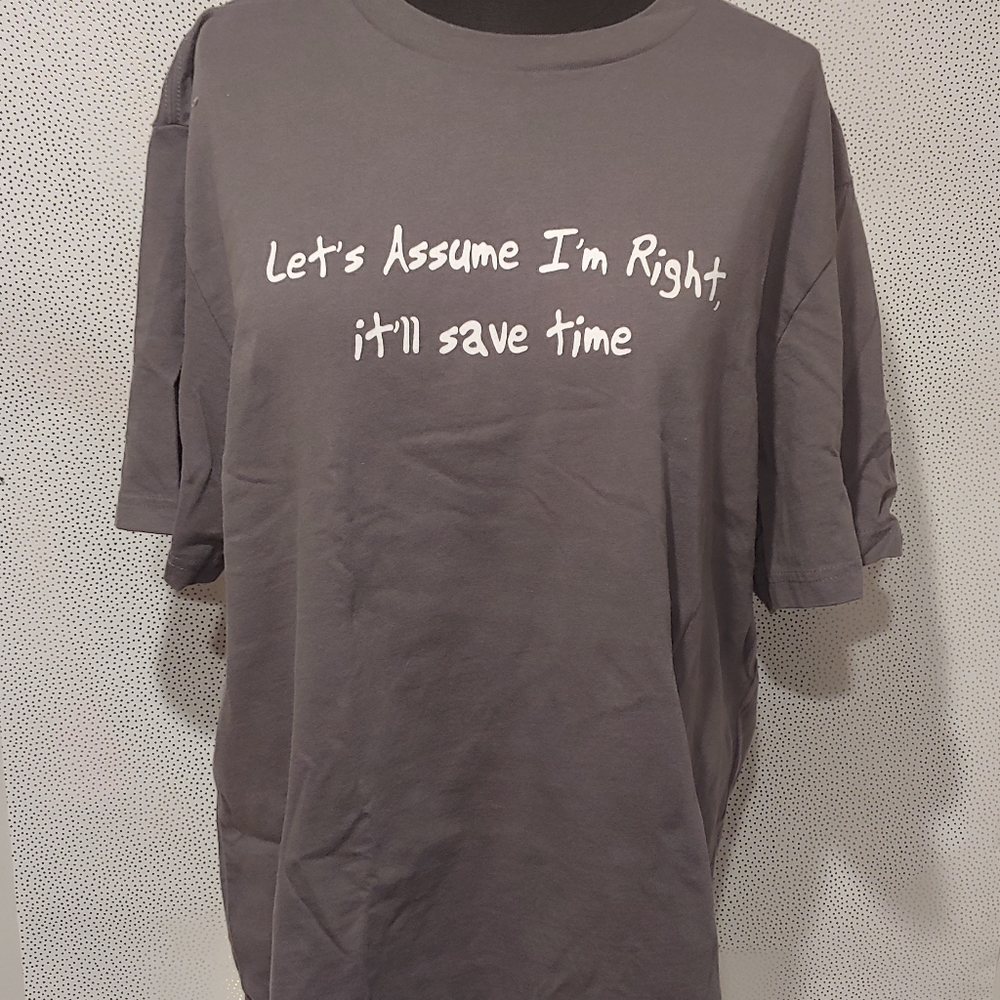 ☀️5/$15 Gray Graphic Tee